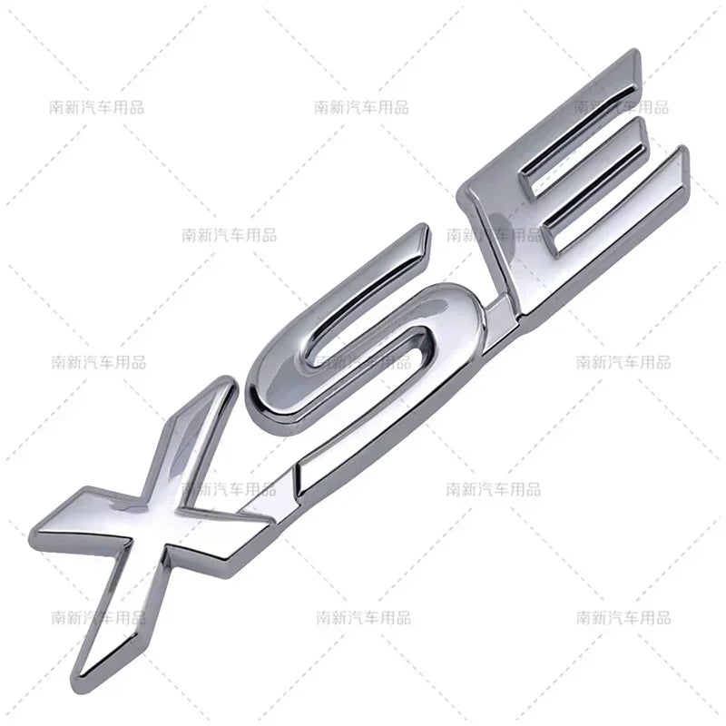 3D Metal XSE XLE SE LE Letters Rear Trunk Emblem Badge Car Sticker For Toyota CAMERY YARIS RAV4 COROLLA EX CROWN Accessories