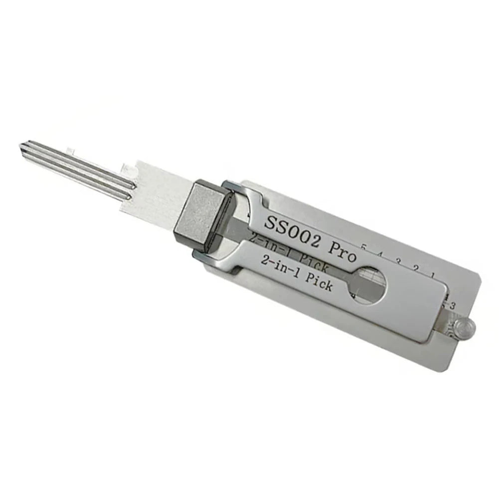 2-in-1 Stainless Steel Key Decoder Precision Hook And Pickup Hand Tool Lock Decoder Maintenance Repair Kit