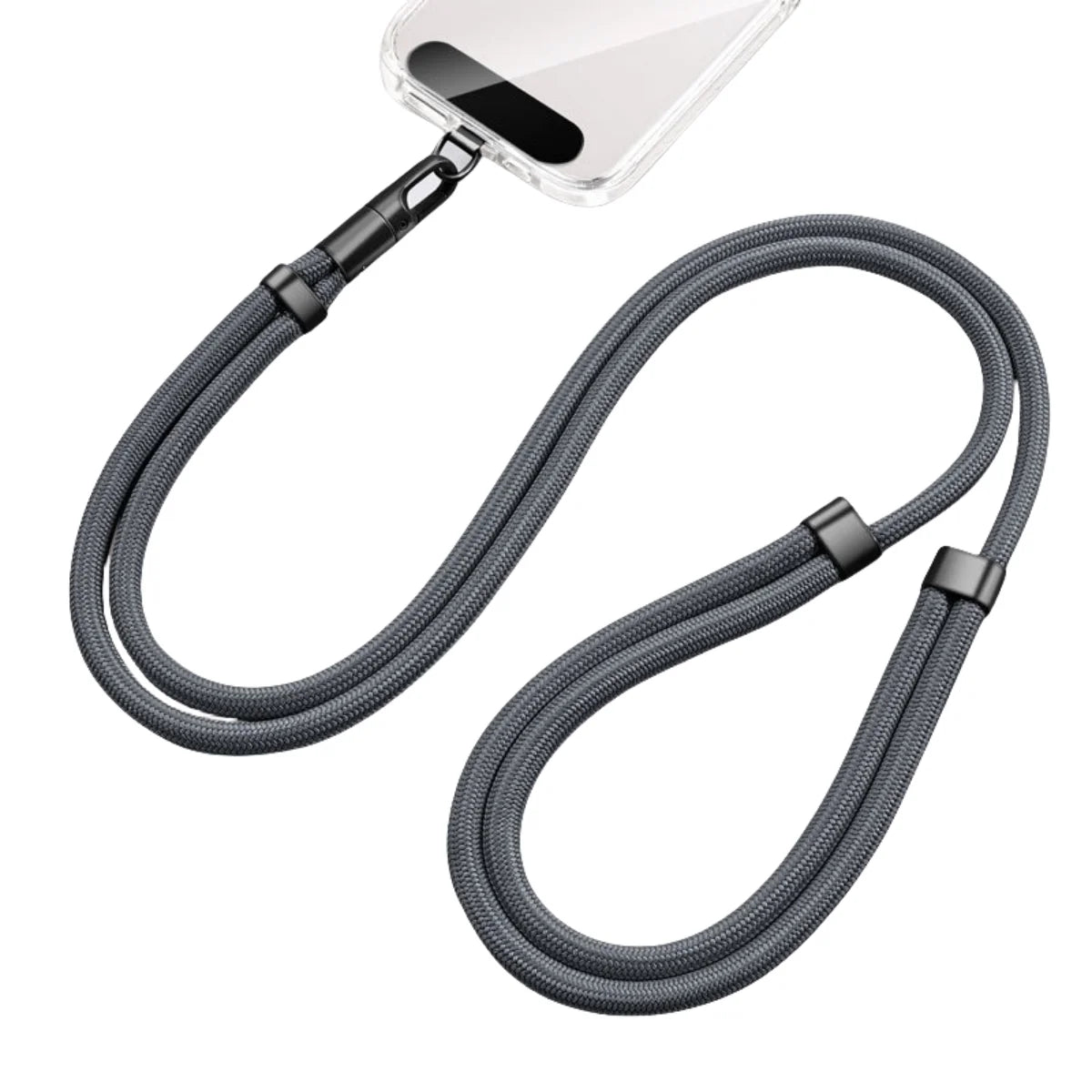 Universal Phone Lanyard with Clip – Anti-Drop 360° Rotation Adjustable Neck & Crossbody Strap for All Phones