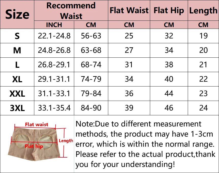 Women Butt Lifter Panties Tummy Control Enhancer Body Shaper Briefs Underwear Booty Waist Trainer Sexy Ass Push Up Panty