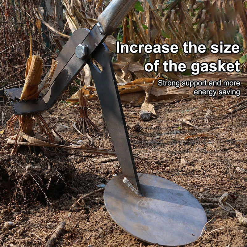 【E】Heavy-Duty Root Remover Garden Tool Designed For Efficient Manual Plant Root Removal Of Corn Stalks And Soybean Root