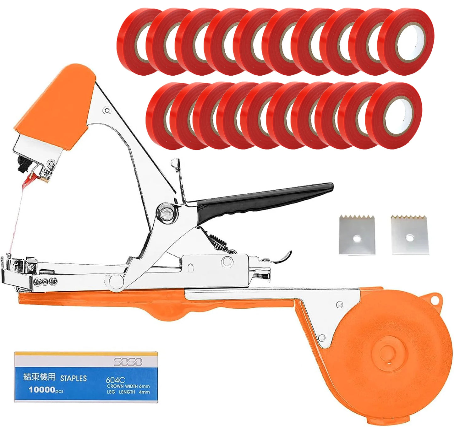 Plant Branch Hand Tying Binding Machine Garden Plants Tying Machine Minced Vegetable Tape Tool Tapener Garden Tools