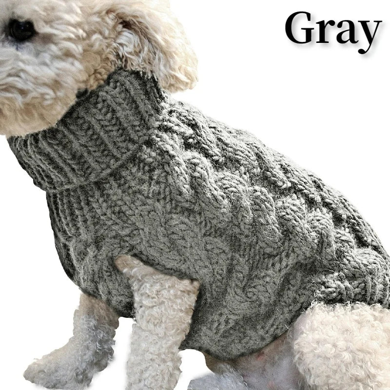 Knitted Dog Sweater Vest - Warm Winter Pullover for Small Dogs - photo 10