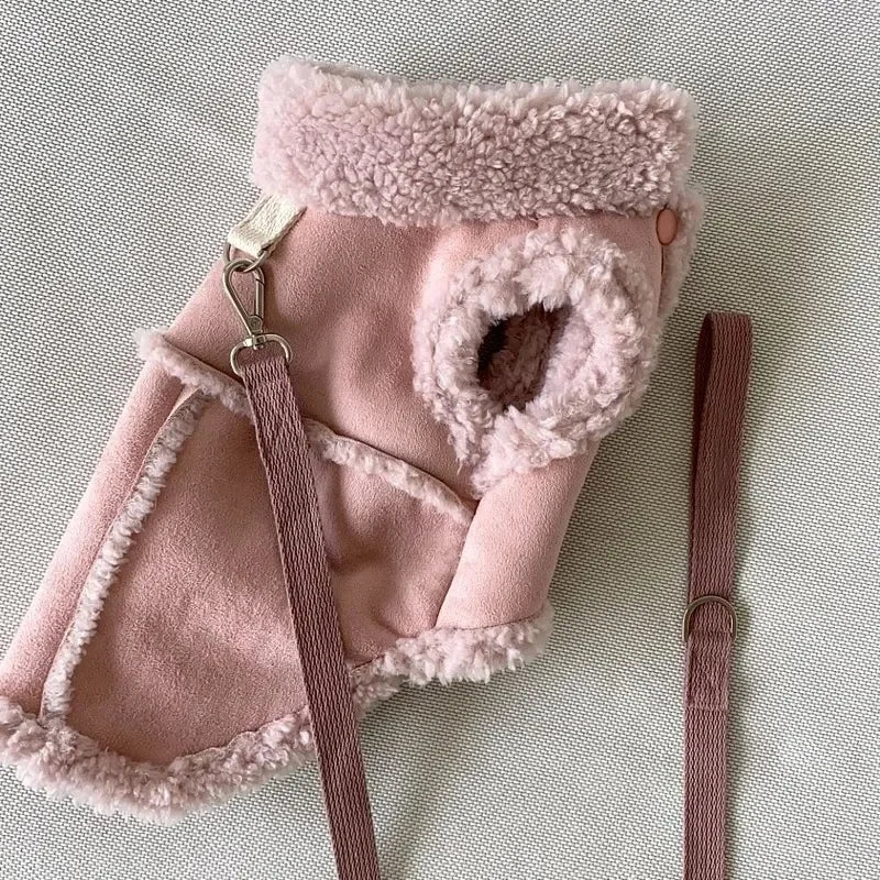 Cozy Dog Vest Jacket — Soft Autumn/Winter Coat for Small & Medium Dogs