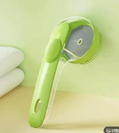 Soft Bristle Pet Bath Brush - Dog & Cat Washing Scrubber – photo 10
