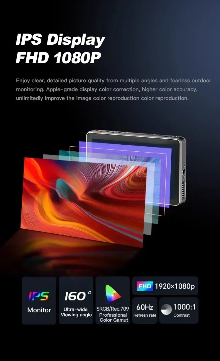 Viltrox DC-X2/DC-X3 Portable Monitor 6 Inch 2026 Nits 4K Touch Screen Profissional Photographic HD FHD Camera Monitor for Vedio