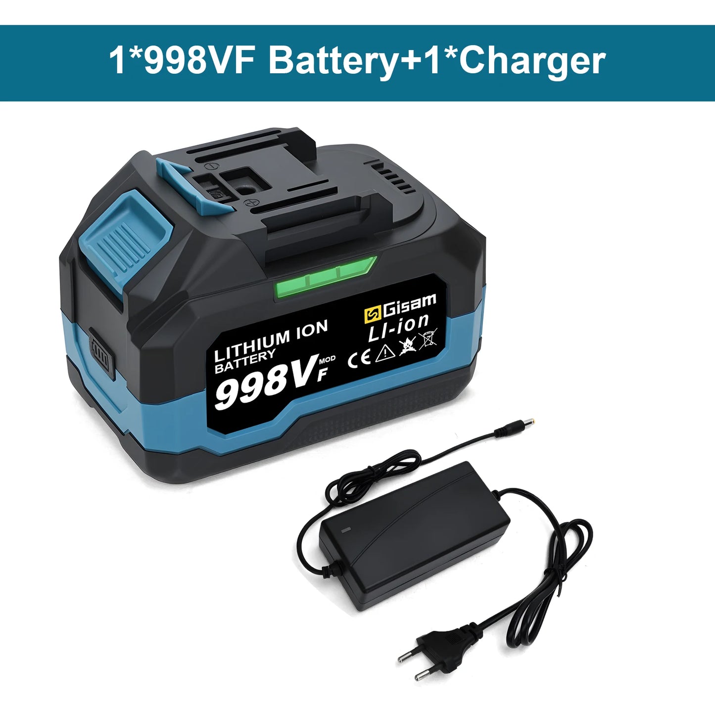 Gisam 4.0AH 4.5AH Rechargeable Lithium-Ion Battery for Cordless Dirll/Brushless Wrench/Screwdriver for Makita 18V Battery pins