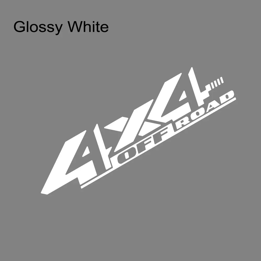 4x4 Off-Road Vinyl Decals (Pair) — Universal Fit for Pickups & Trucks