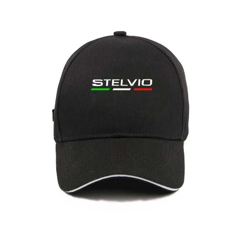 Car Hats Casual Baseball Caps Sunscreen Cotton Ventilate Hat for Alfa Romeo STELVIO Auto Accessories