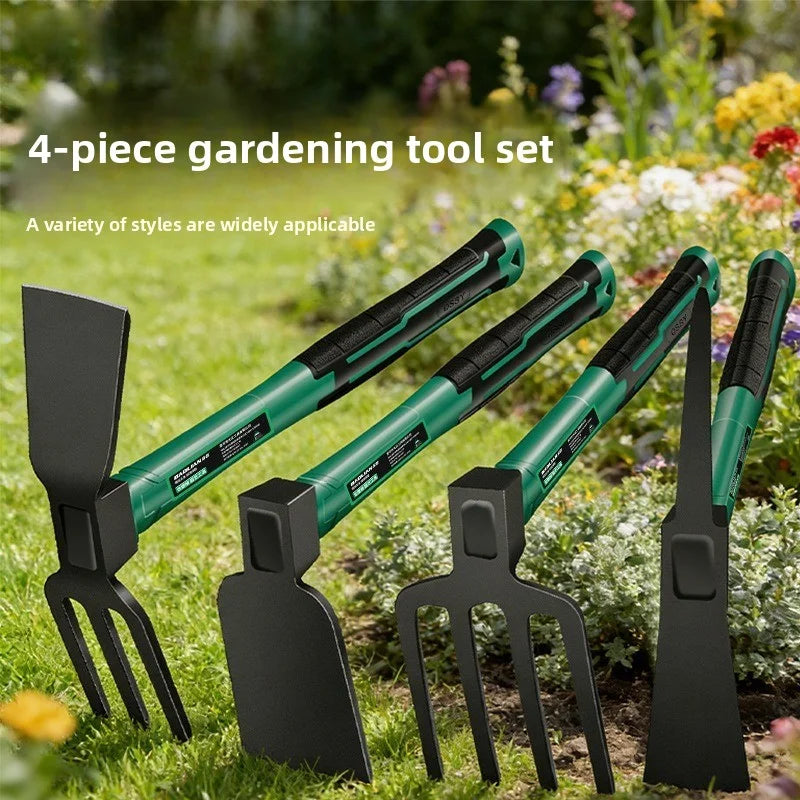 Multifunctional Garden Pickaxe Tool – Durable Hoe, Rake & Pickaxe for Digging, Planting & Weeding