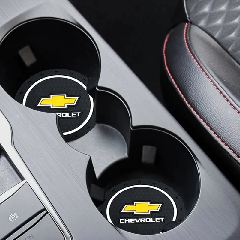 1/2pieces of anti slip rubber pads for car water bottles For Chevrolet Silverado Impala Malibu Equinox Cruze Tahoe/Suburban Aveo