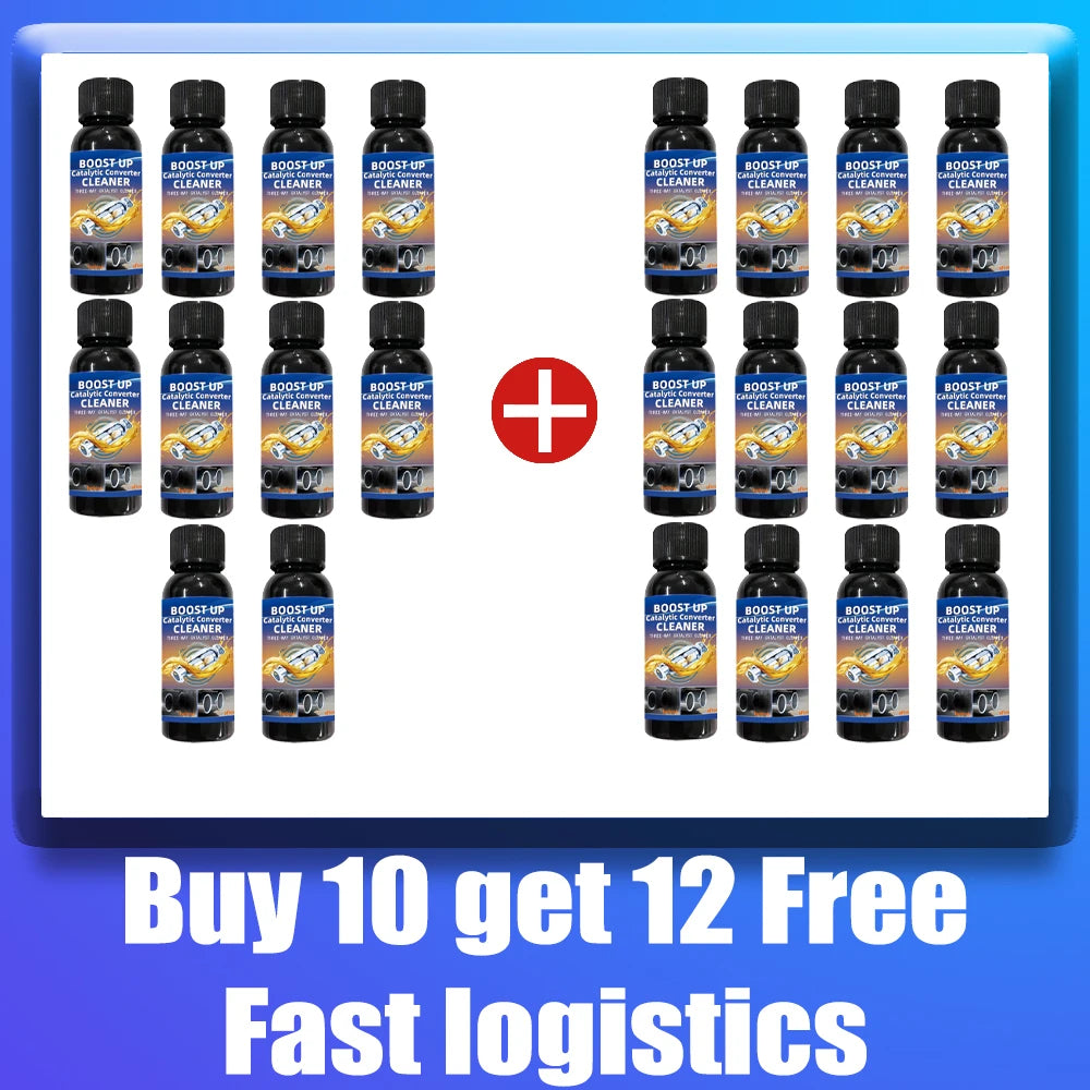 Catalytic Converter & Engine Cleaner – Reduce Emissions, Boost Performance & Clean CSV Accelerators | 30ml (3-Pack)
