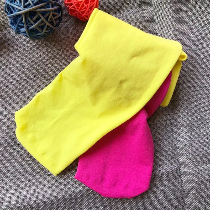 Candy Color Stretch Tights for Girls & Women — Soft Footed Dance Pantyhose