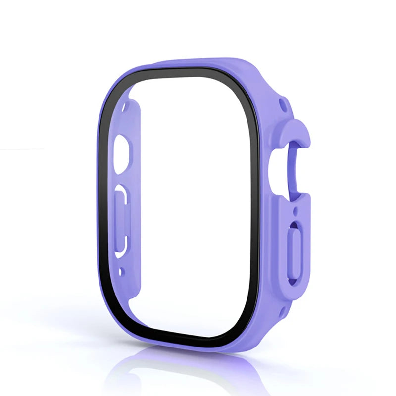For Apple Watch Ultra 3 49mm 2026 PC Bumper+Screen Protector Tempered Glass+Cover for apple watch Case ultra 2/Ultra Accessories