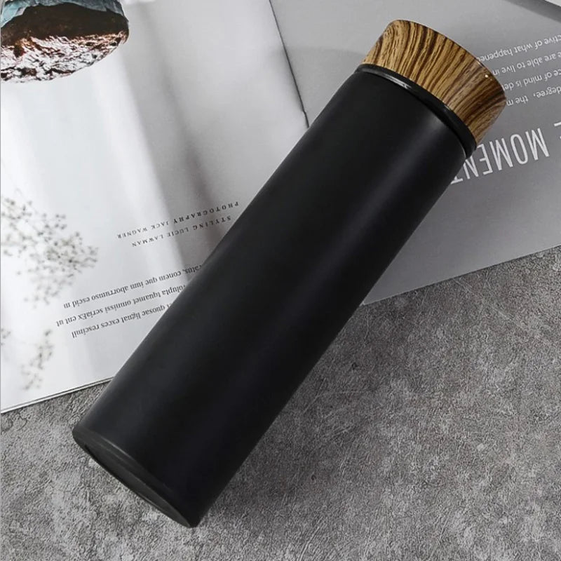 Logo Customize Thermos Mug Coffee Cup With Lid Thermocup Seal Stainless Steel Vacuum Flasks Thermo Mug For Car Water Bottles