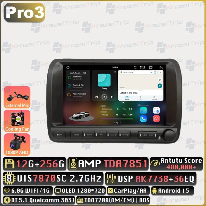 Car Stereo with Apple CarPlay & Android Auto, Compatible with Toyota Crown 11 S170