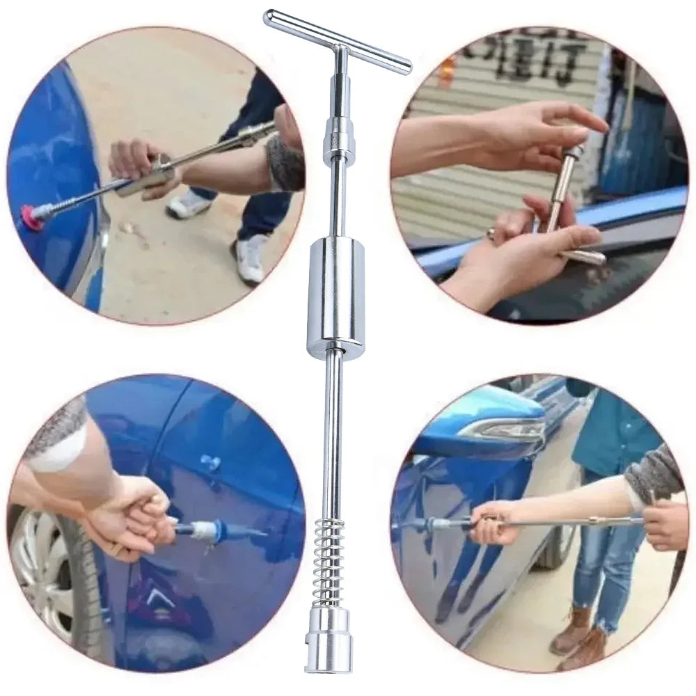Paintless Dent Repair Kit – Slide Hammer T-Bar Dent Puller for Hail Damage, Door Dings & Car Body