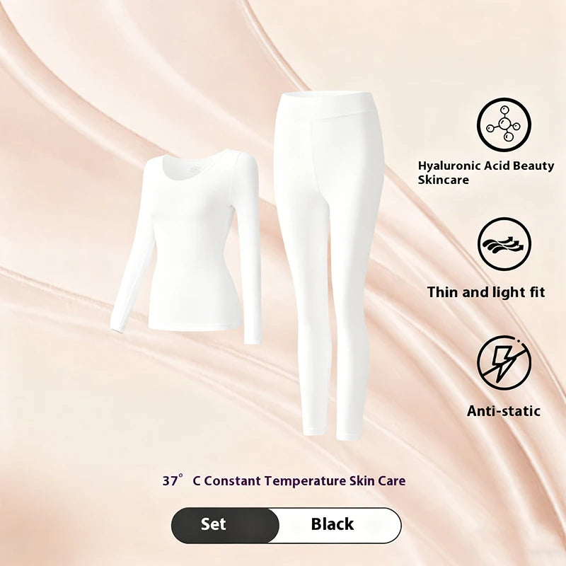 Women's Thin Thermal Undershirt - Long Sleeve Base Layer Top - photo 10