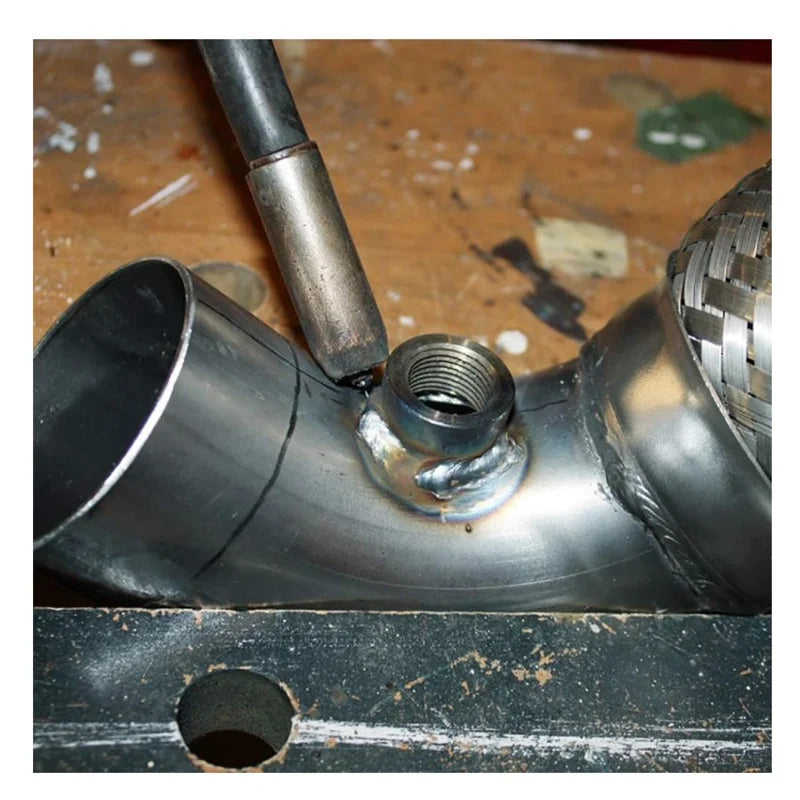 SS304 Hex Weld Bung & Nut — M18x1.5 Lambda Sensor Boss