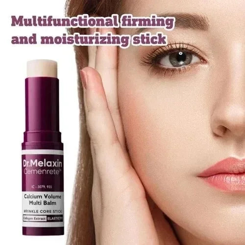 Calcium Multi Balm Stick, All-in-One Hydrating Balm, Eye & Neck Balm, Makeup Base & Face Moisture Balm, Korean Skincare, 0.31 oz