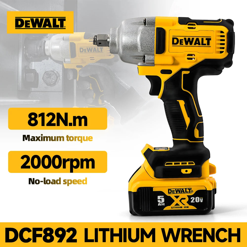 Dewalt DCF892 20V Brushless Impact Wrench – 812N.m High Torque Cordless Electric Tool