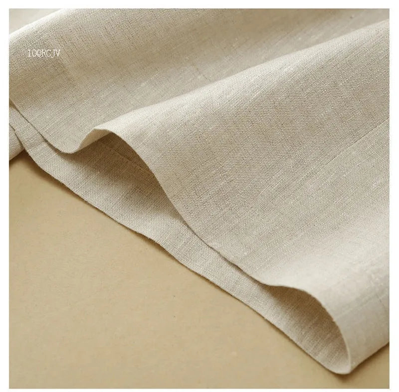 Linen Wide Leg Pants New Summer Thin Casual Solid Long Pants Women Elastic High Waisted Loose Cotton and Linen Straight Trousers