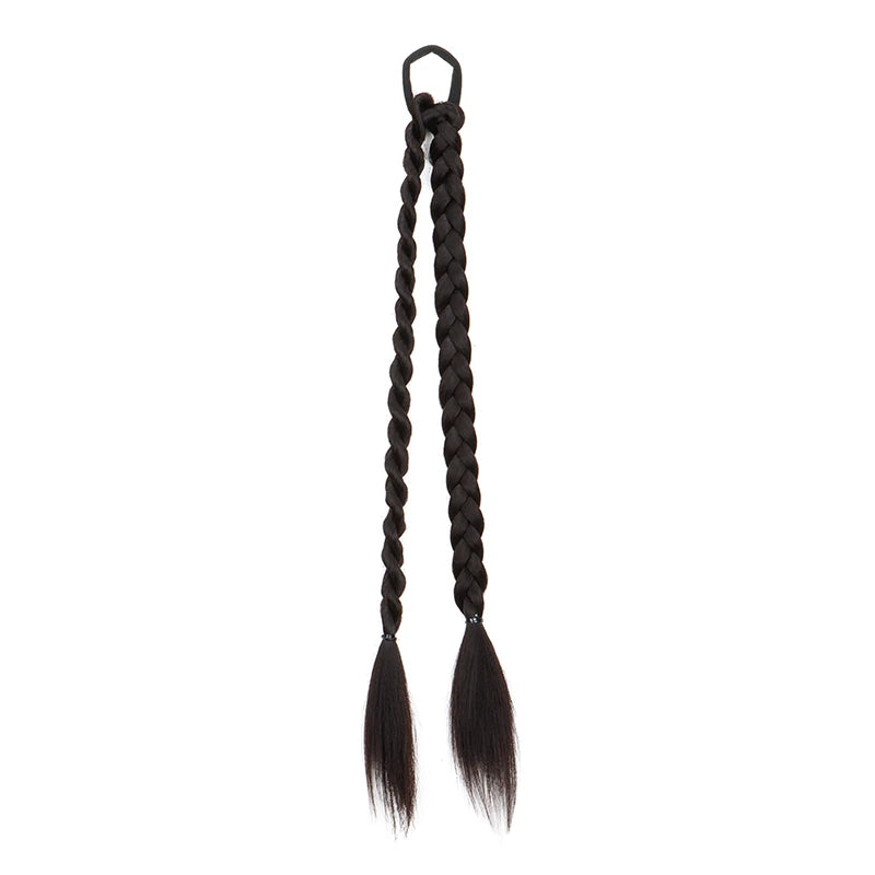 Synthetic Long Straight Sweet Cool Hair Wig Braids Hair Twist Braids Women Hairwear Accessories