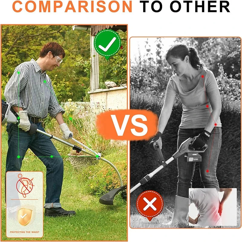 Trimmer Handle - Ergonomic Trimmer Grip Weeder Trimmer Handle Lawn Trimmer Handle for Lawn Care Trimmer Handle for Weed Whacker