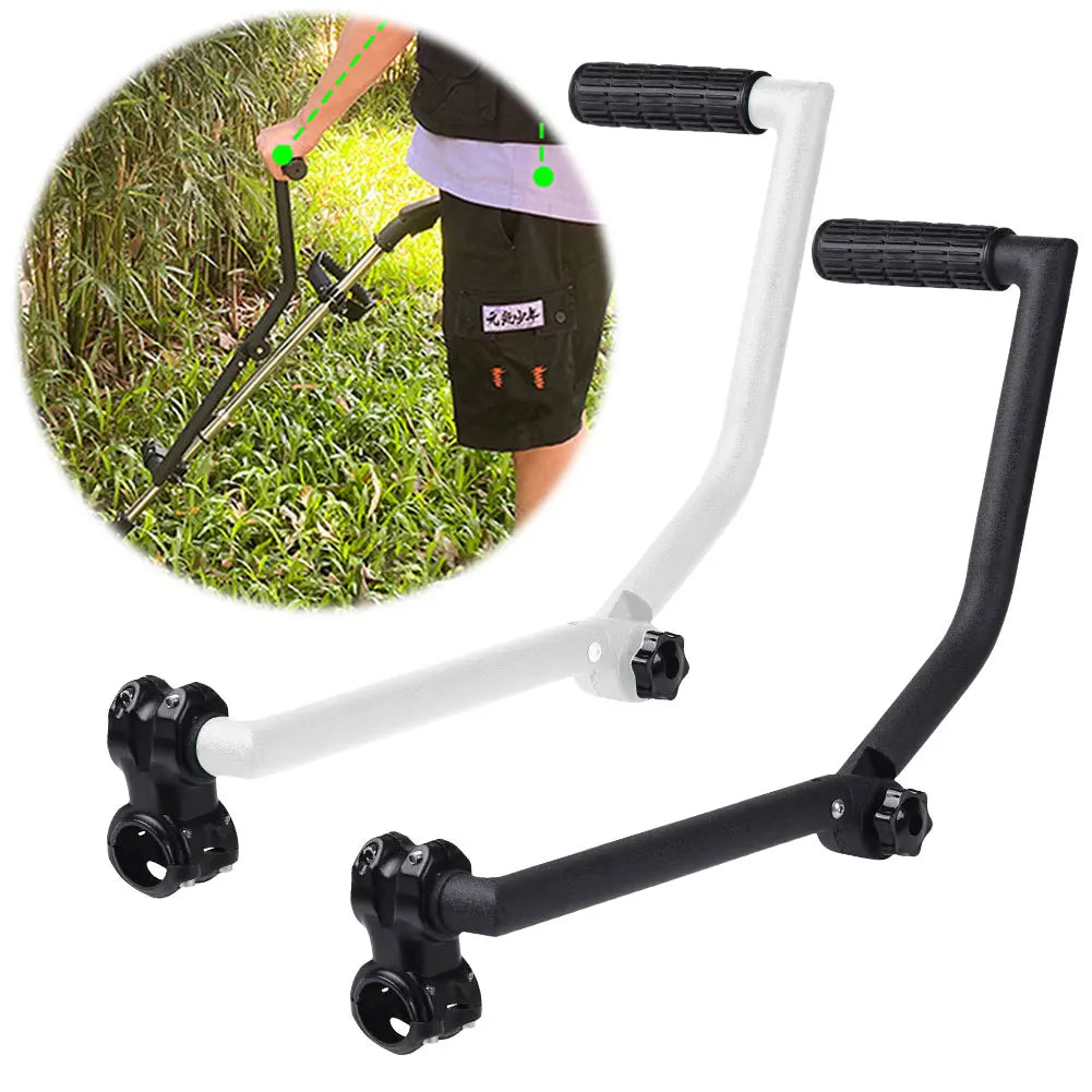 Weed Eater Handle Adjustable Angle Garden Weeder Lawn Mower Handle Ergonomic String Trimmer Handle for Lawn Care