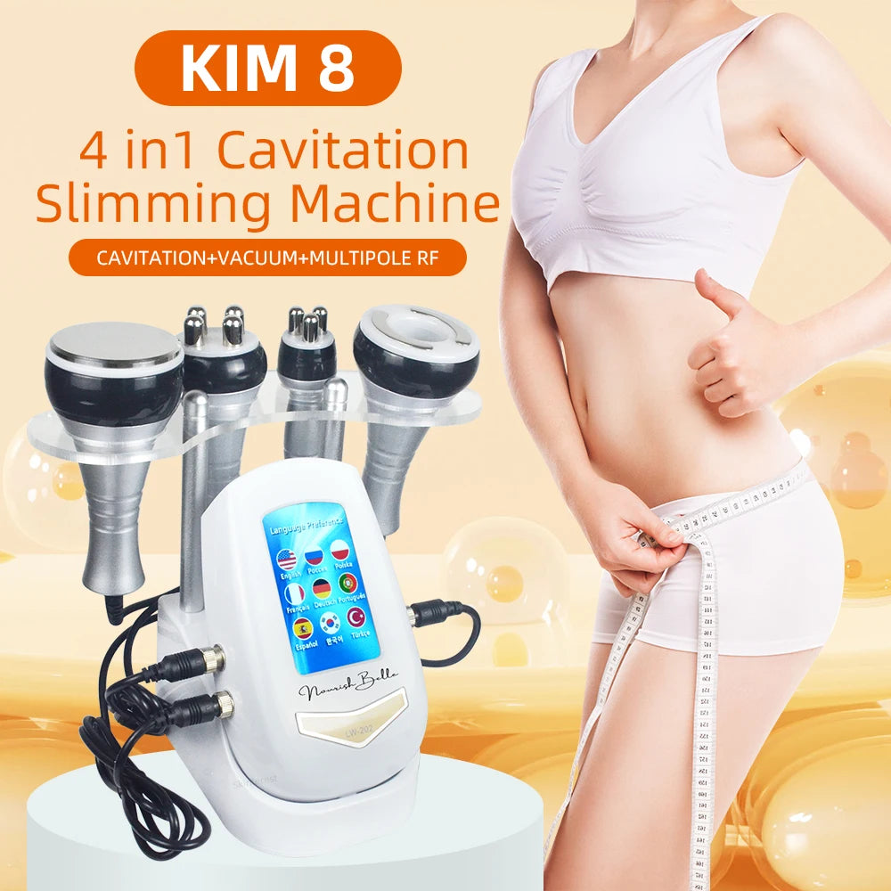 4-in-1 40K Ultrasonic Cavitation Body and Facial Care Machine