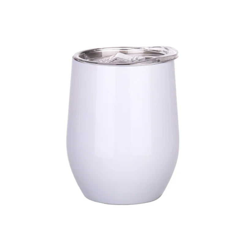 Personalized Your Text & Logo Wine Tumblers Stainless Steel Vacuum Insulated Travel Mug with Lid, Custom Birthday Gift