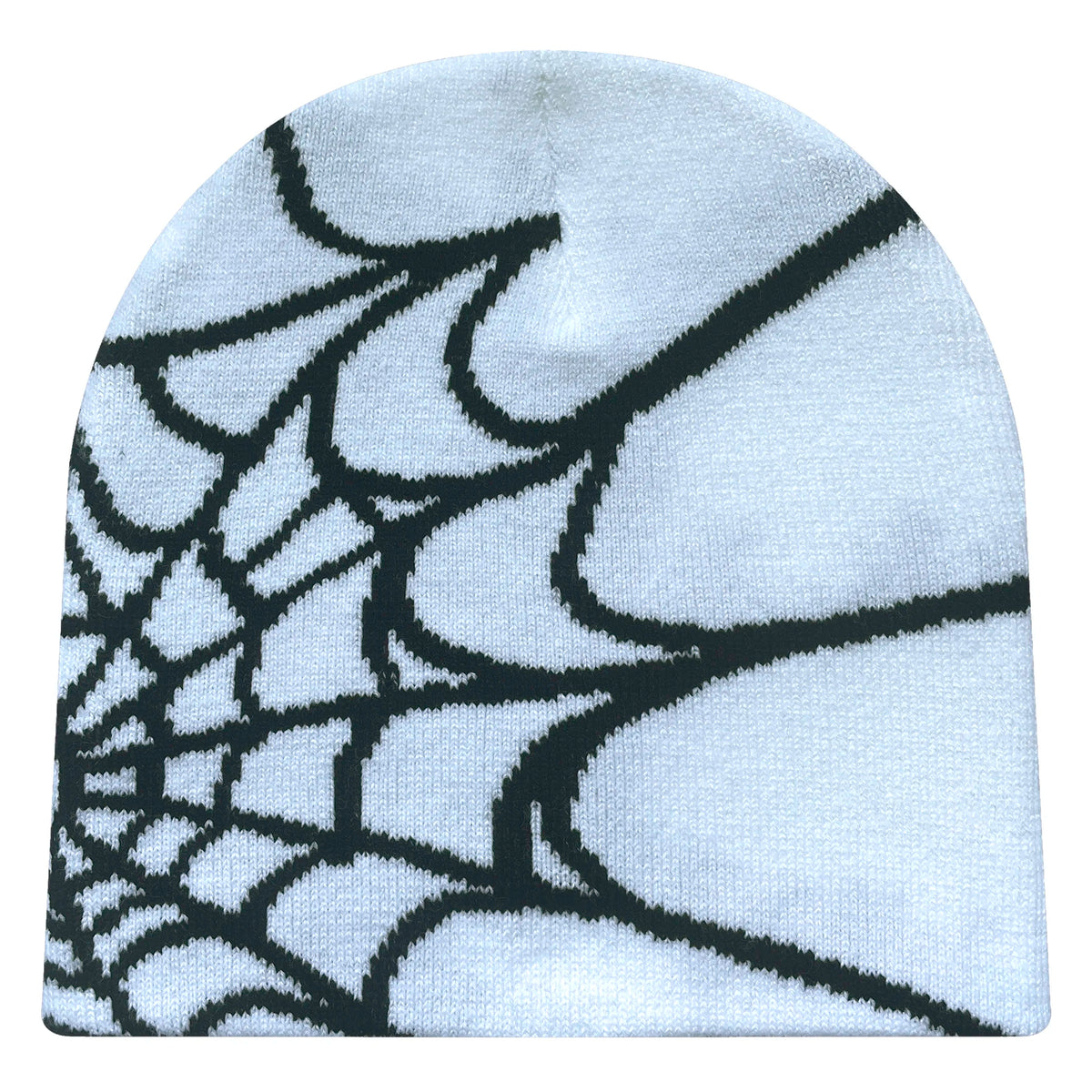 Spider Web Knit Beanie, Unisex Y2K Hat