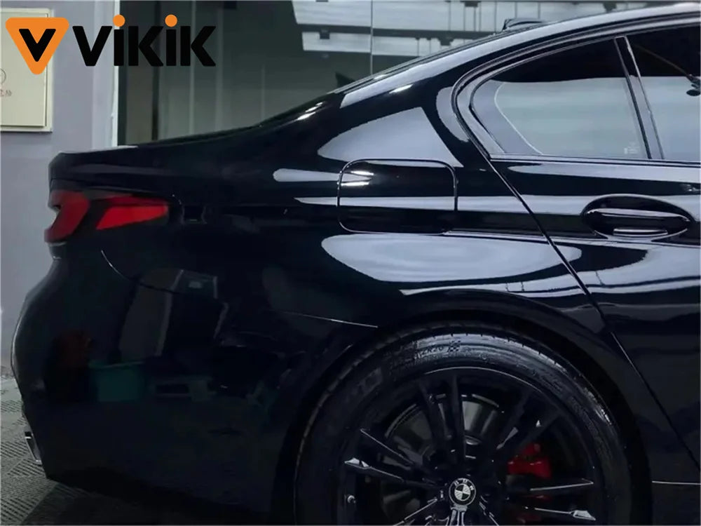 PET Glossy Piano Black Car Body Film Vinyl Wrap Styling Decal Self Adhesive Motorcycle Car Color Change Sticker