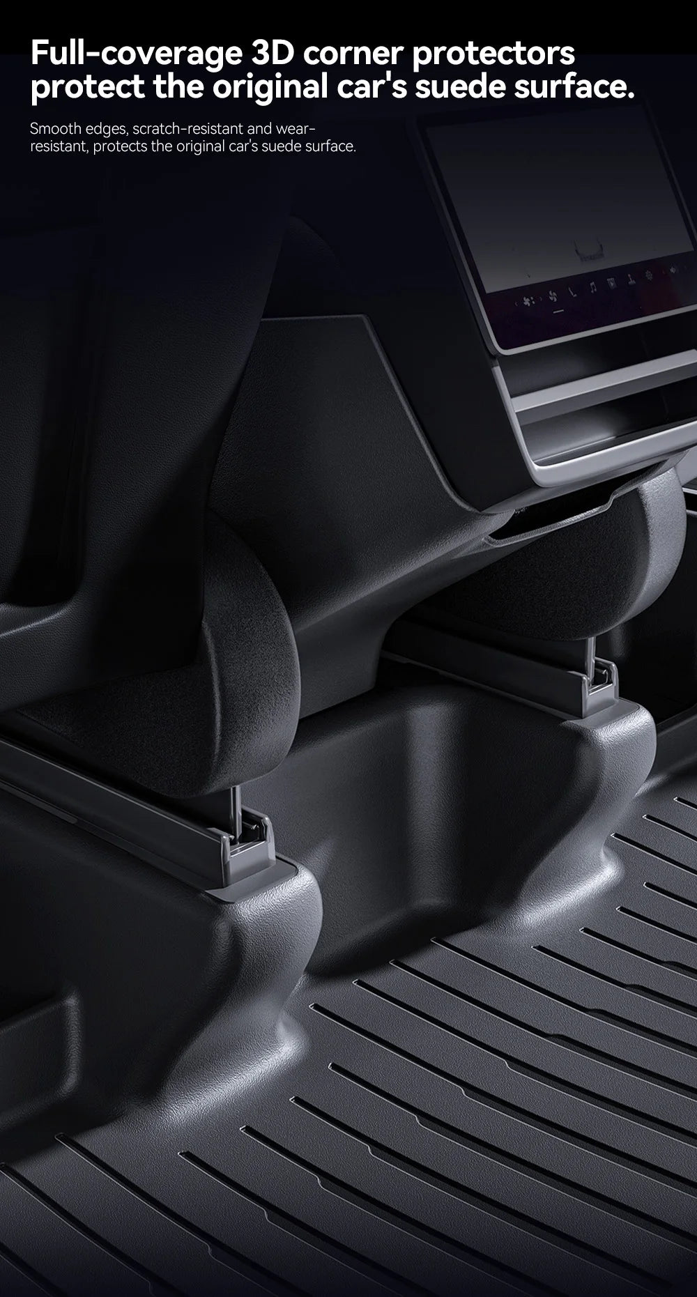 YZ 360° Full Cover TPE Injection Floor mat waterproof Anti-Slip Set Floor Liner Mat For Tesla Model Y Juniper 2026-2026