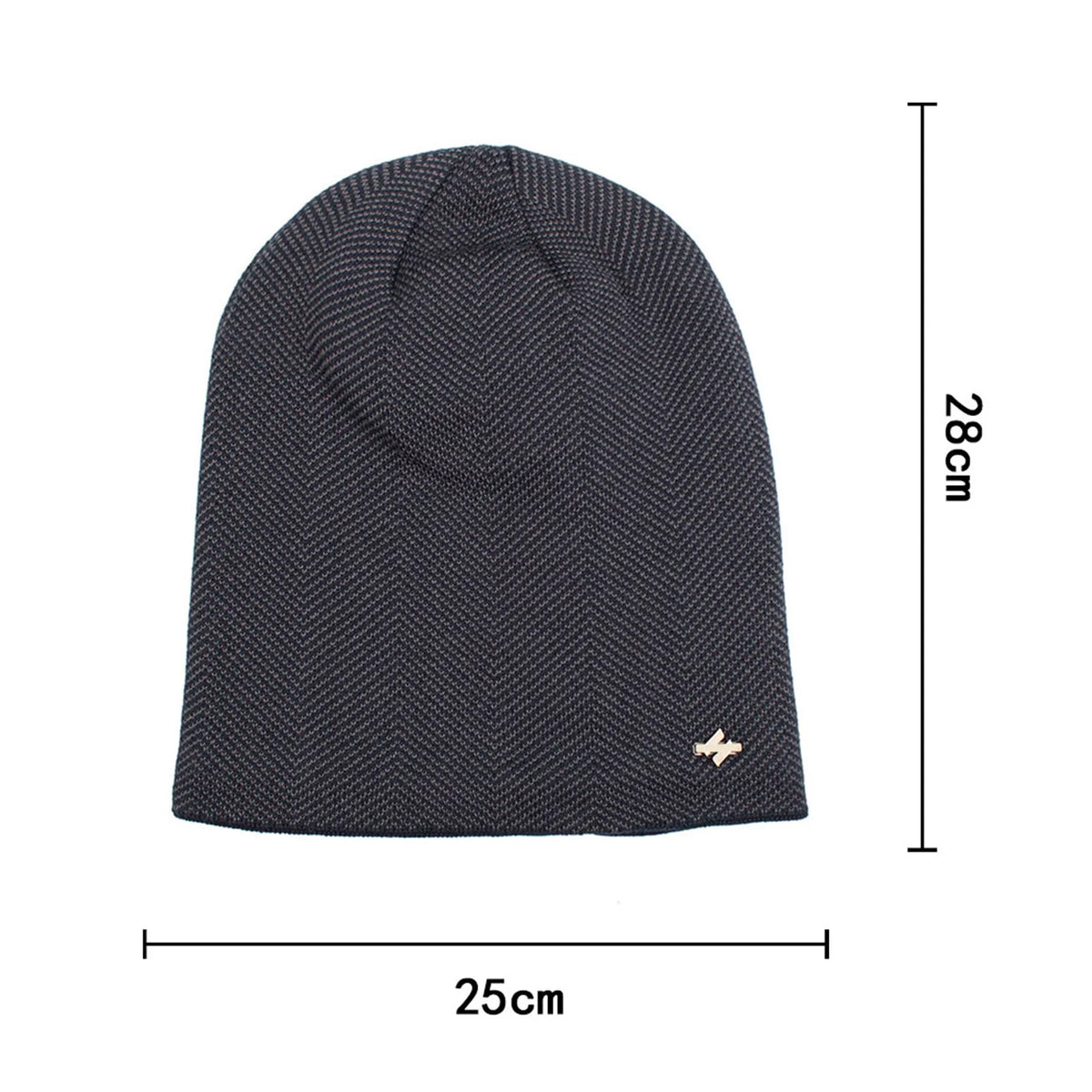 Unisex Fleece Lined Knit Beanie - Warm Cold Weather Snow Cap - photo 4