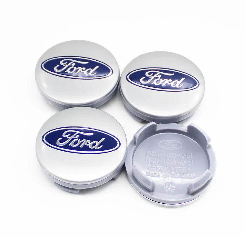 4Pc 56mm 60mm 54mm Car Wheel Center Hub Cap For Ford Fiesta Mondeo Fusion Explorer Escape Focus Kuga Rim Cover Sticker Accessory