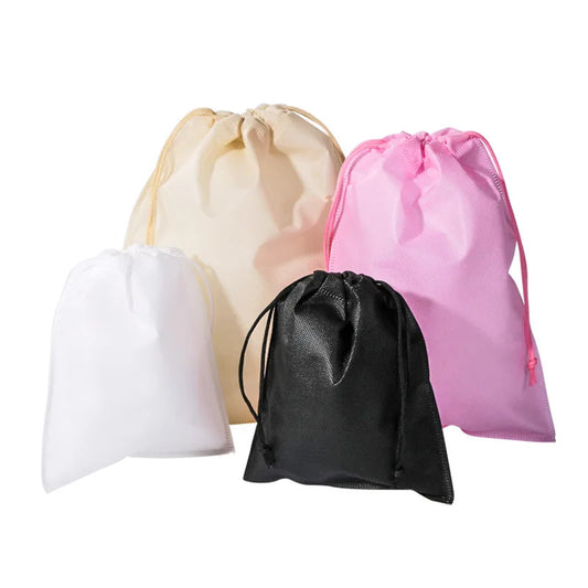 Reusable Non-woven Drawstring Storage Organizer Bags - photo 6