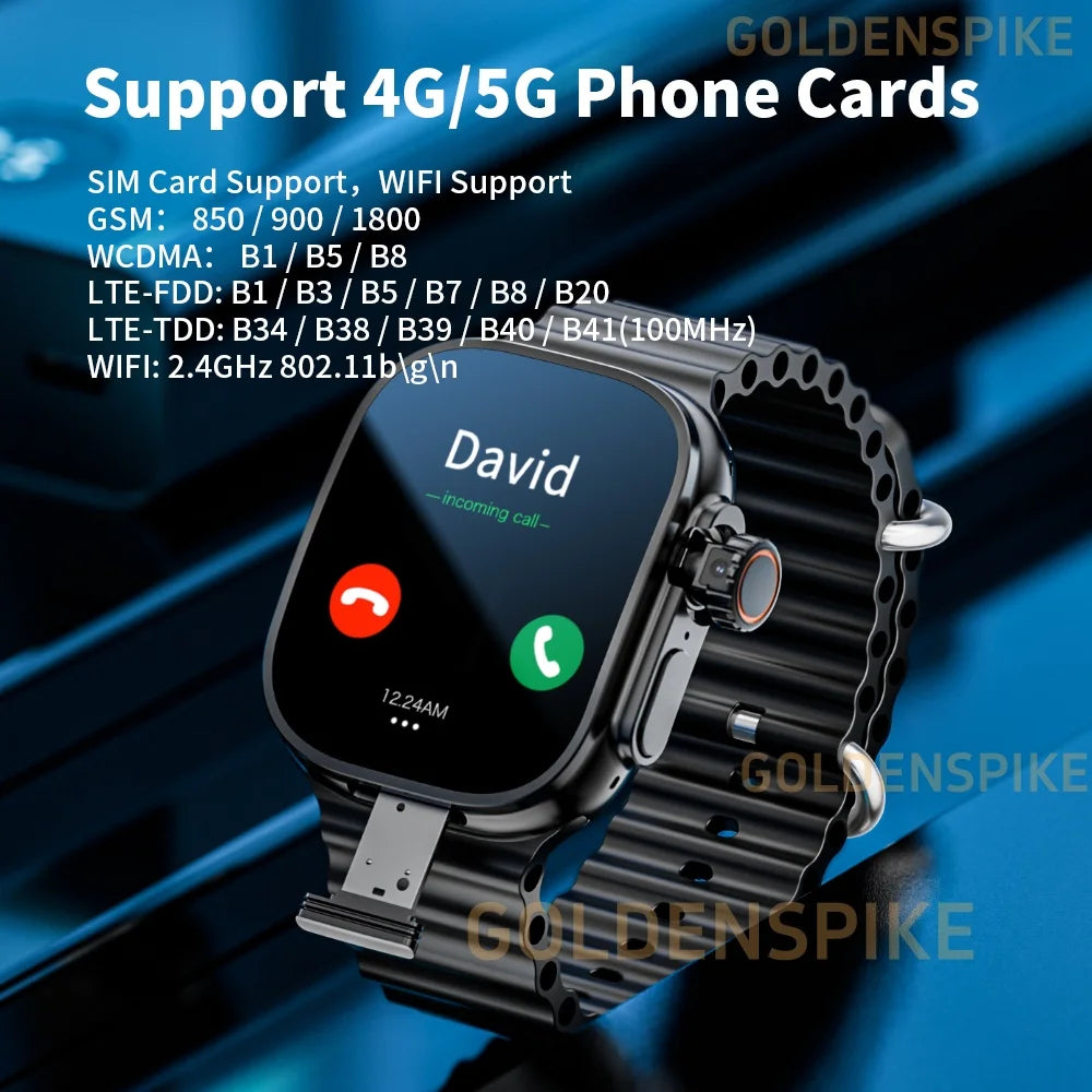S10 Ultra 3 Smartwatch — 2.29" Curved Display, GPS, WiFi & SIM Support