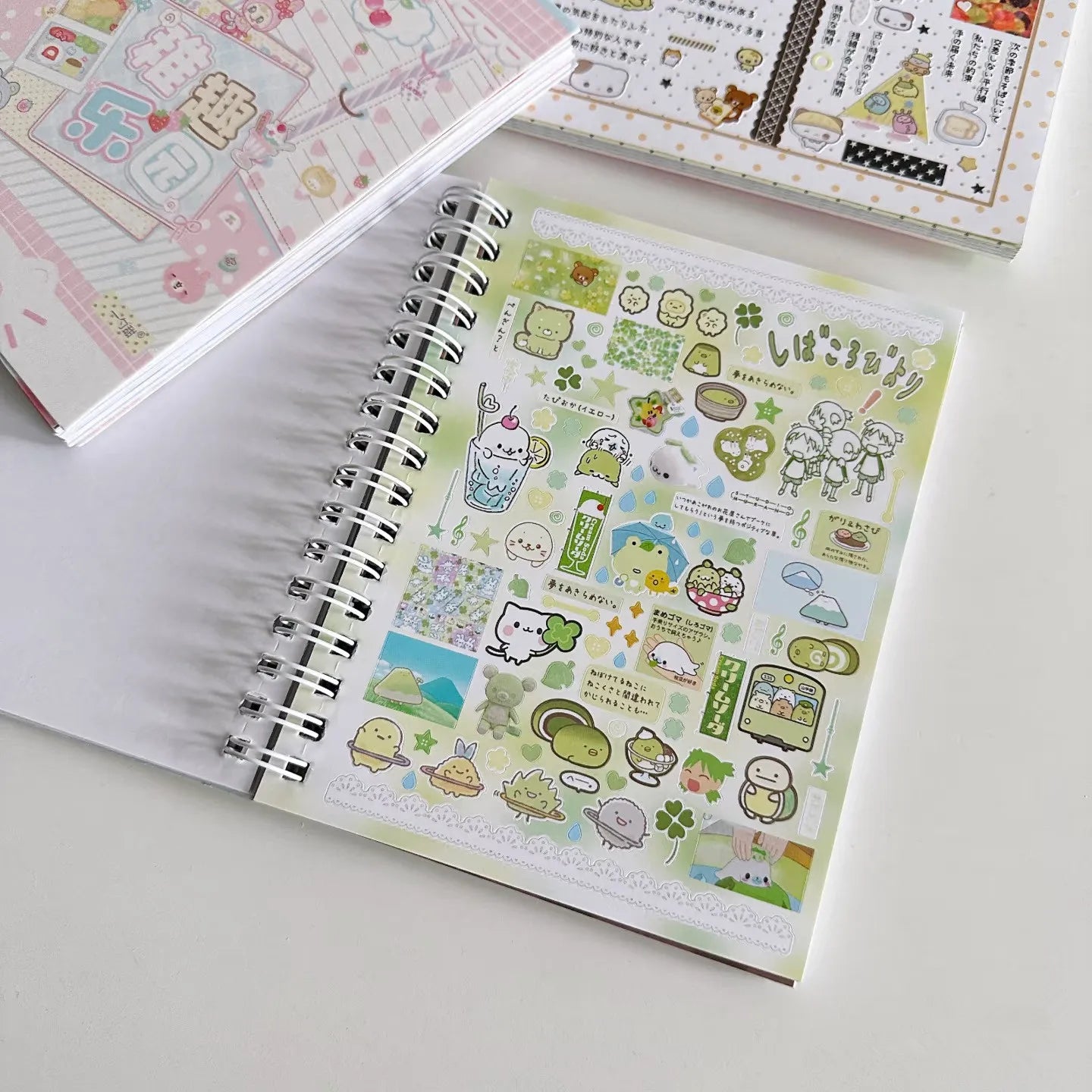 Kawaii 32 Sheets Kpop Stickers Book Decorative Journal Material Kids Gift School Stationery