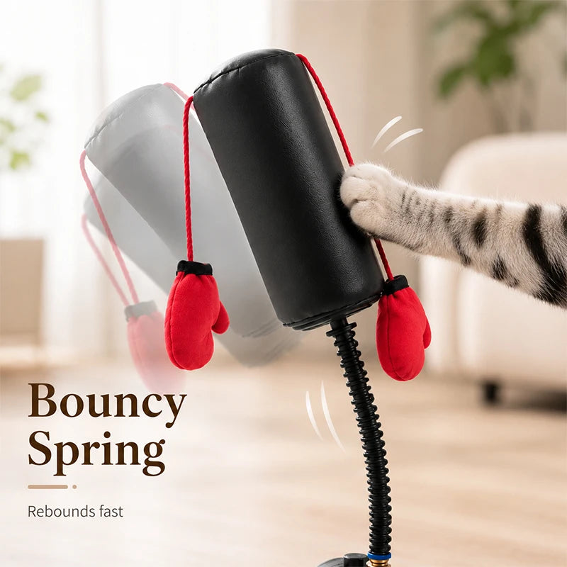 New Cat Boxing Interactive Toy Multifunctional Cat Entertainment Game For Boxing And Self-relaxation Cat Training Toy Fun