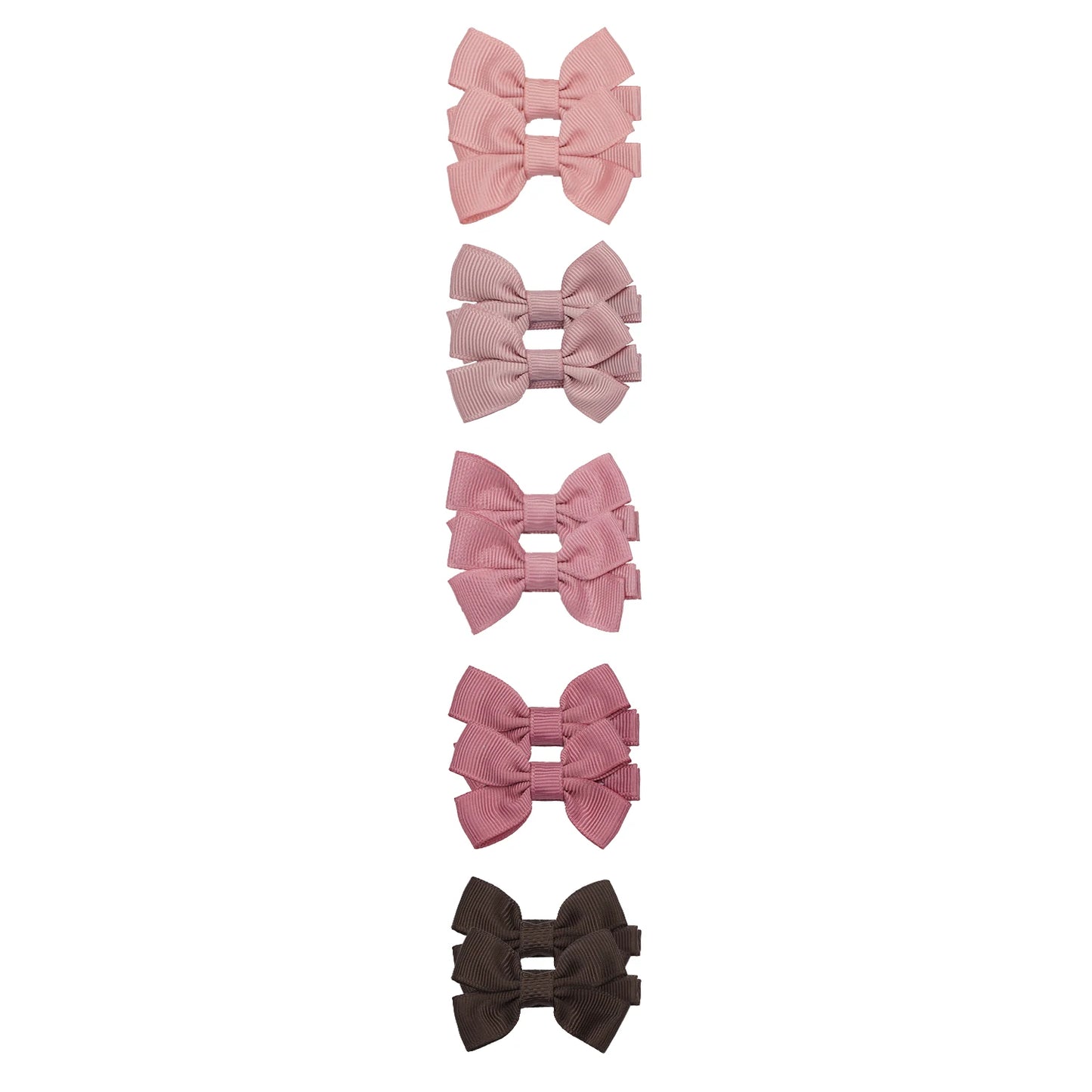 10/20/25/50pcs Baby Girls Hair Bows in Pairs 2'' Ribbon Bows Alligator Hair Clips Barrettes for Infants Toddlers Girls Kids