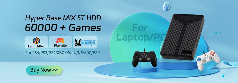 M8 Retro Game Stick – 25,000+ Games, 12 Emulators, 4K HD & 2 Wireless Gamepads | PS1/MAME/FC/SFC