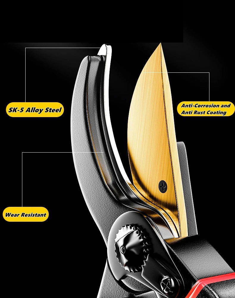 Labor-Saving SK-5 Pruning Shears – Garden Scissors for Bonsai, Fruit Trees, Flowers & Branches