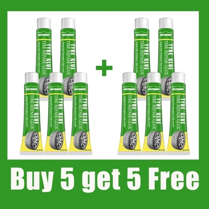 Tire Repair Glue Instant Adhesive Waterproof Multi-Purpose Adhesive Special Rubber for Car Tyres Quickly Repair Crack Holes Peel