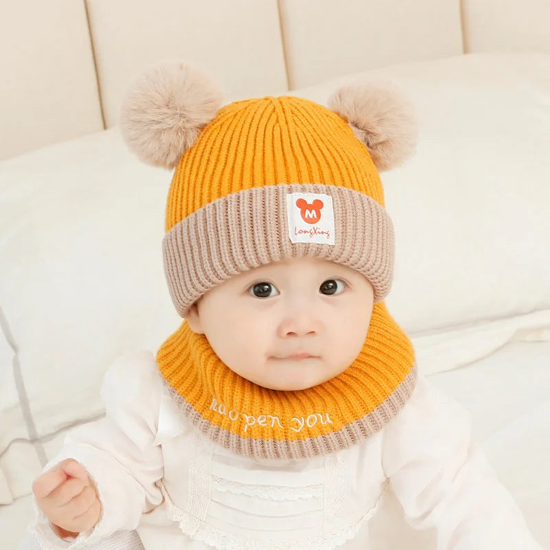 Baby Bear Knit Hat & Scarf Set - Crochet Winter Bonnet for Toddlers - photo 6