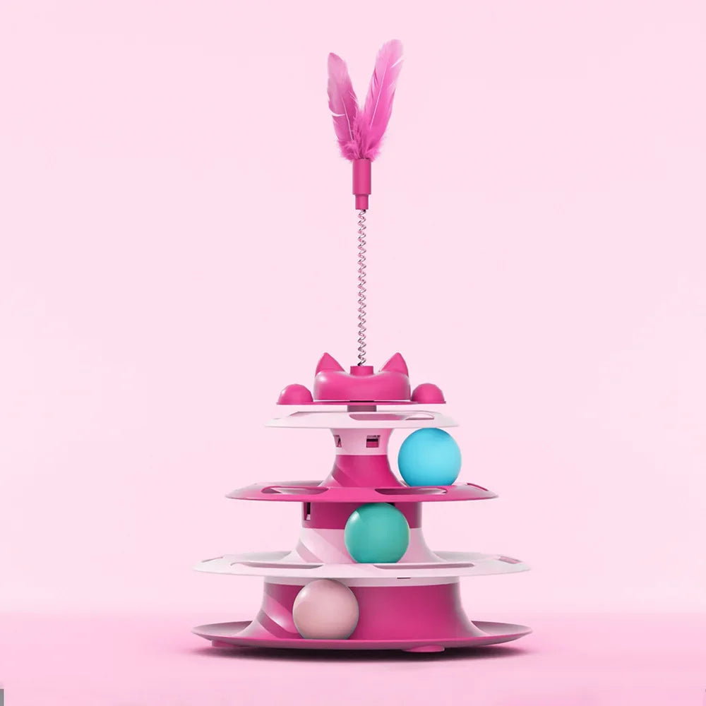 Cat Turntable Toy - Funny Ball & Teaser Boredom Buster – photo 8