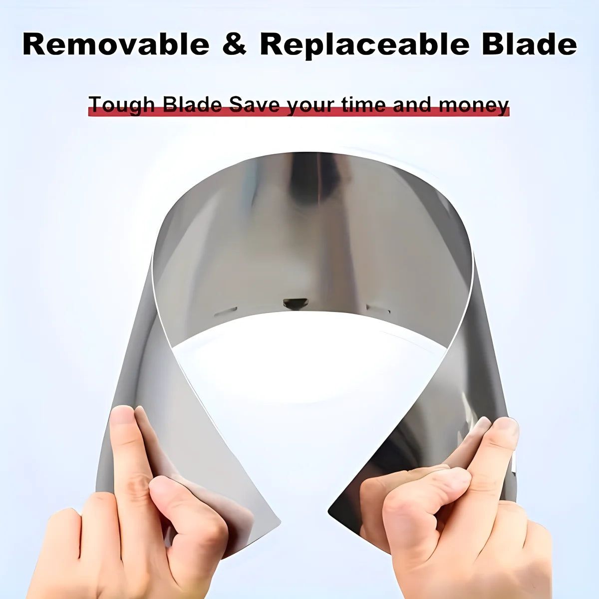 Large Putty Knife Scraper with Extension, Skimming Blade