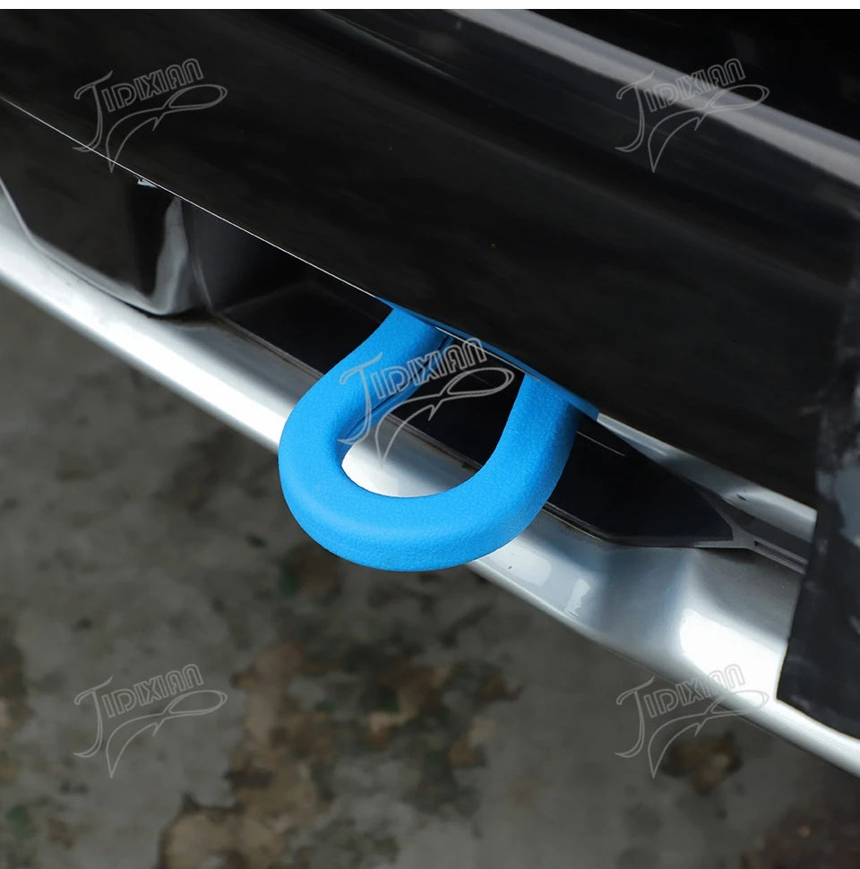 JIDIXIAN Fit for Chevrolet Silverado for GMC Sierra 2014-2026 Car Exterior Front Bumper Trailer Tow Hook Protective Cover