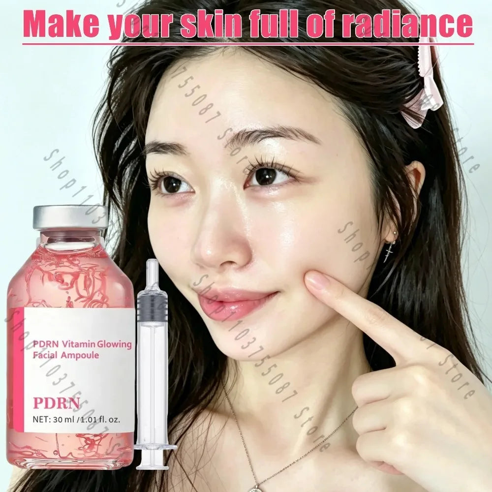 HF703 30ml Soothing Facial Ampoule Serum, Vitamin Hydrating Anti-Wrinkle Essence Restore Elasticity for Dry Aging Skin