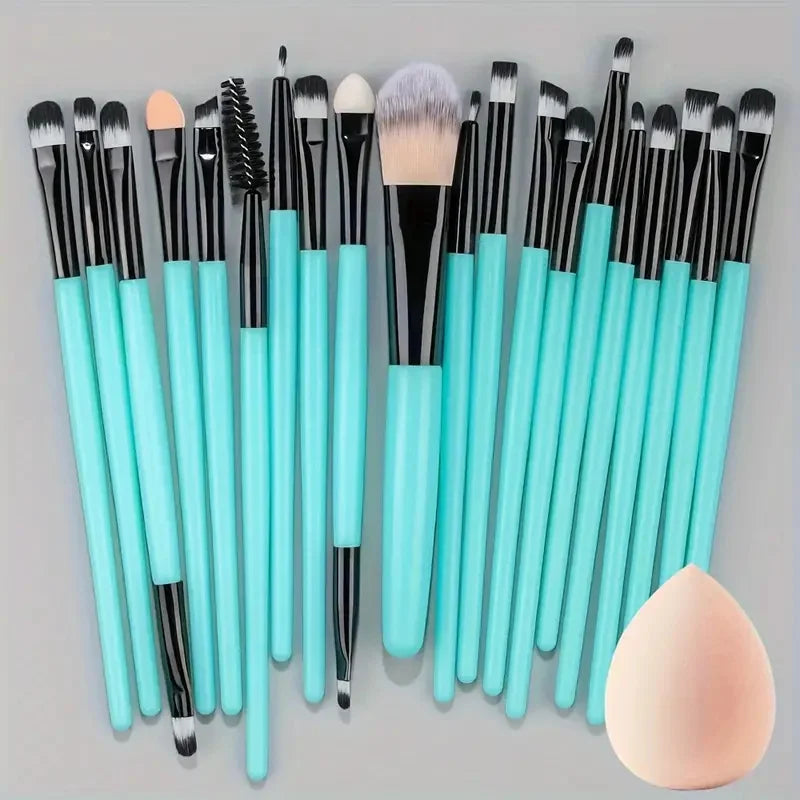 Makeup Brush Set 20Pcs Kit Soft Fluffy Eye Shadow Brushes Cosmetic Foundation Powder Highlighter Blending Beauty Tool Beginners